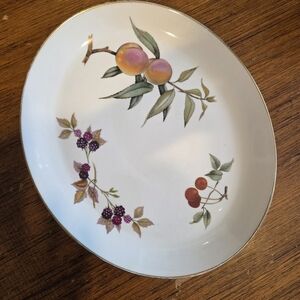 Evesham Gold By Royal Worcester Oval Platter